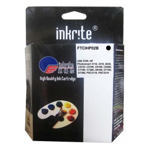 HP 02 Compatible Black Ink C8721WA