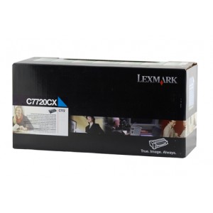 Lexmark C772 Cyan Extra High Yield Prebate Toner C7720CX