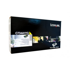 Lexmark C734 C736 X734 X736 X738 Yellow Prebate Genuine Toner