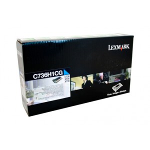 Lexmark C736 X736 X738 Cyan Prebate HY Genuine Toner
