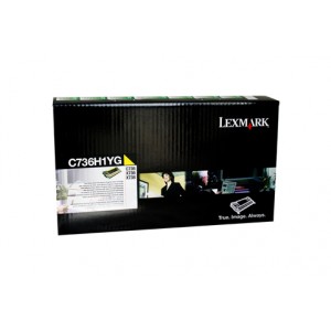 Lexmark C736 X736 X738 Yellow Prebate HY Genuine Toner